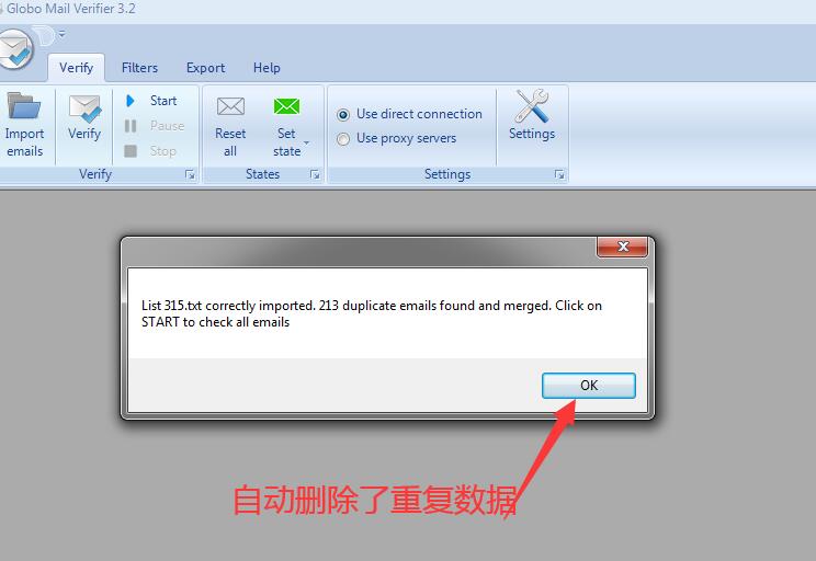 GLOBO MAIL VERIFIER 4.0最新邮箱验证器 一键验证邮箱有效性和批量去重复-图片6