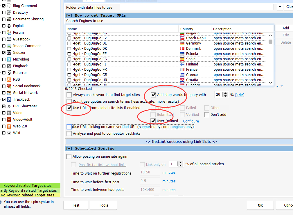 GSA Search Engine Ranker (SER) 实战教程:如何导入本地资源与高效发布配置-图片11